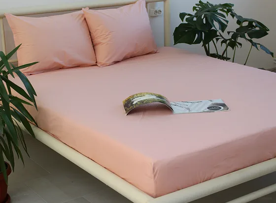 Простирадло на гумці (180х200х20) Pale Blush
